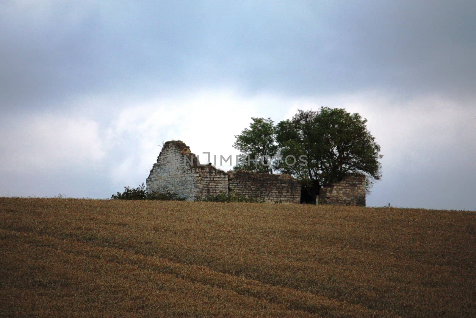 Ruined barn by chrisga