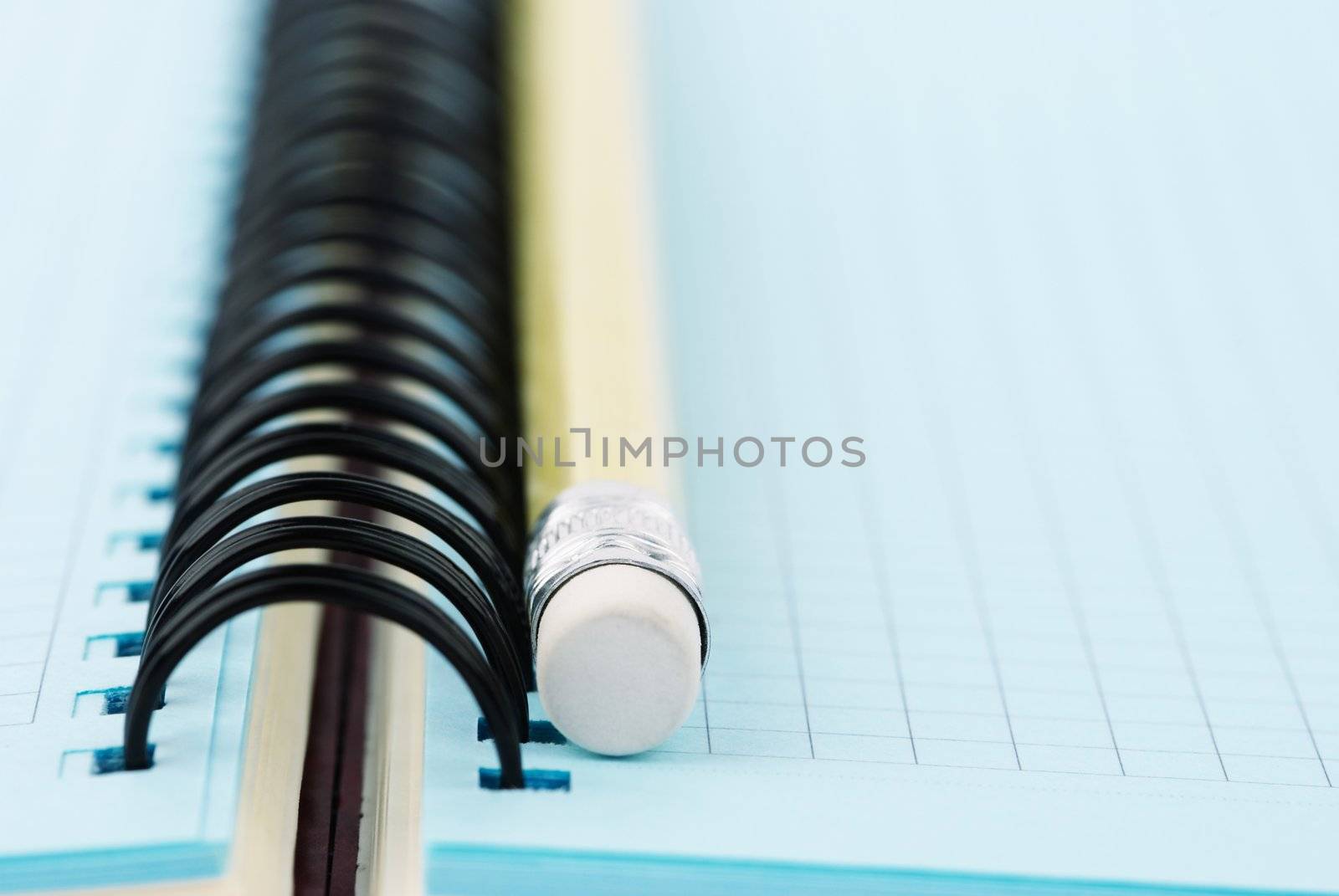 empty space for your text,specil photo f/x,focus point on metal part of the pencil