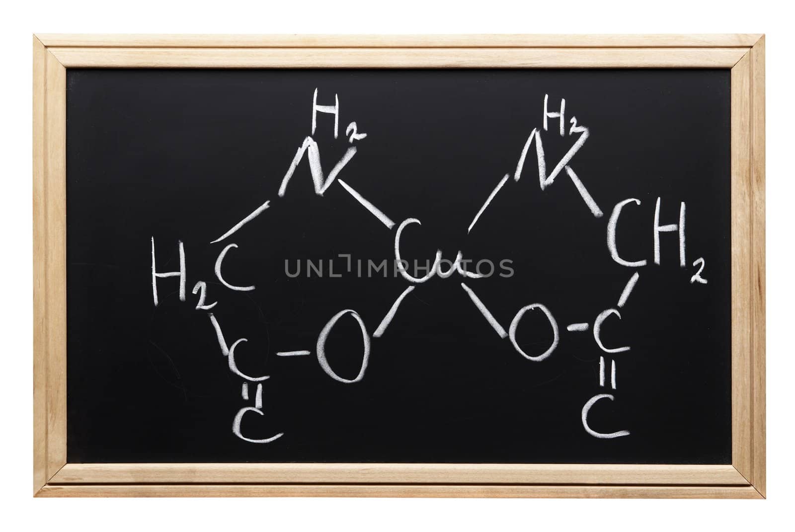 blackboard with clipping path,focus point on the center of the photo