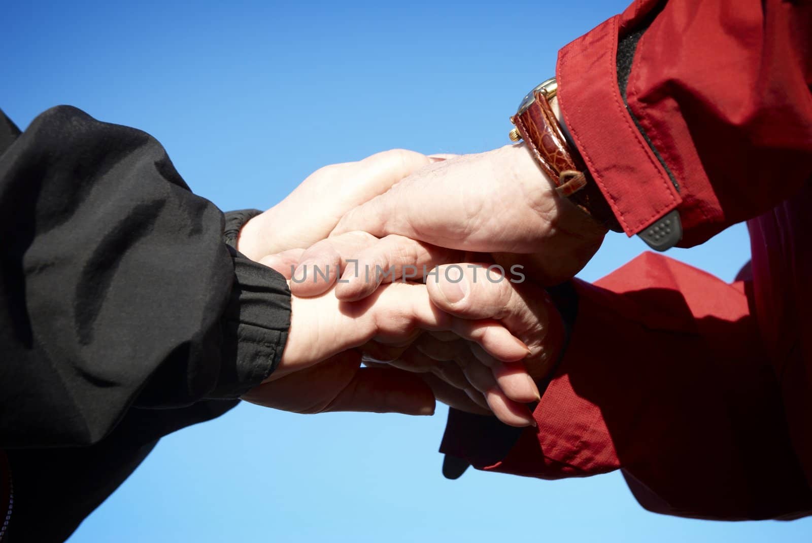 special photo tone, focus on the hands