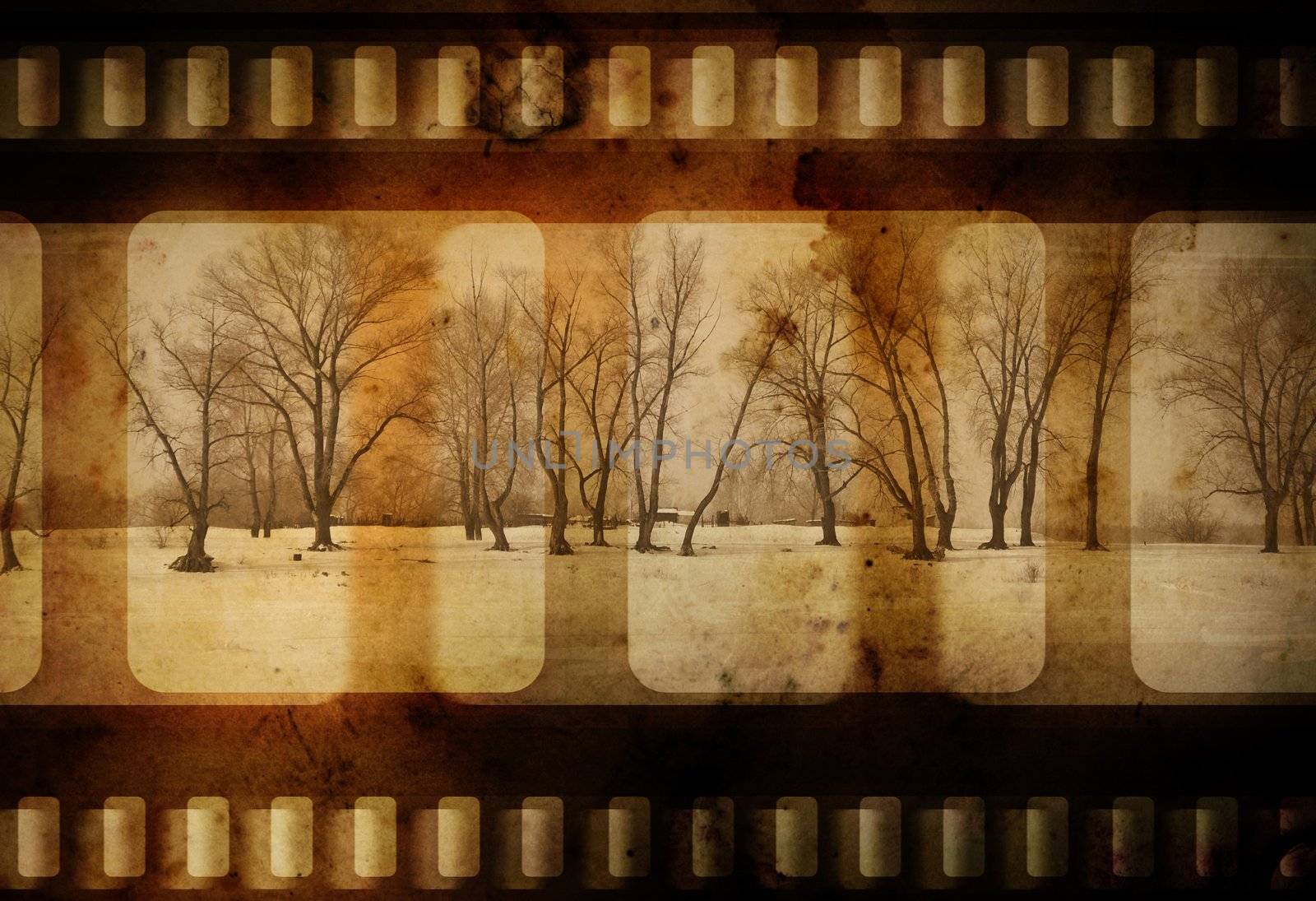 grunge film, special textured and toned f/x