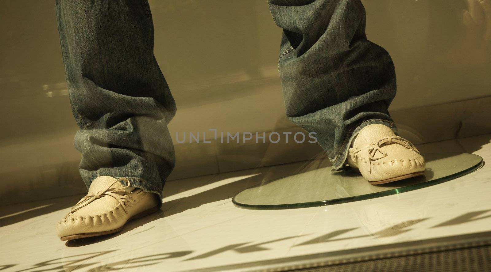 special photo toned f/x, focus point on shoes
