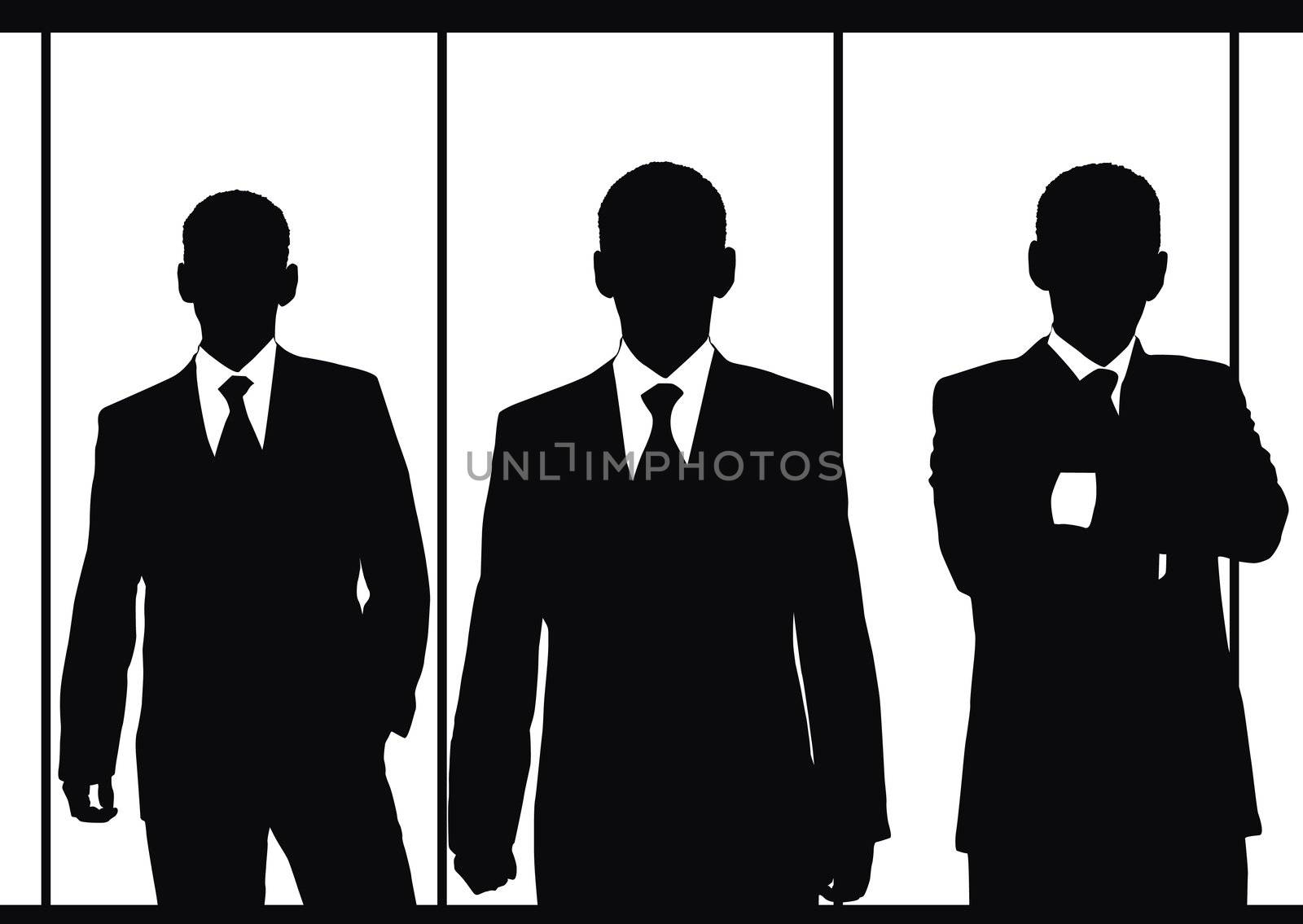 business team in office (place your design or text on white or black area, made from my photos)
