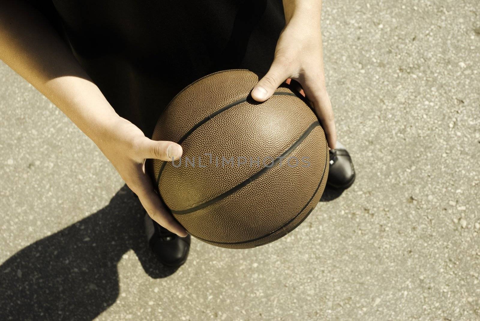 special toned f/x, focus point on the ball