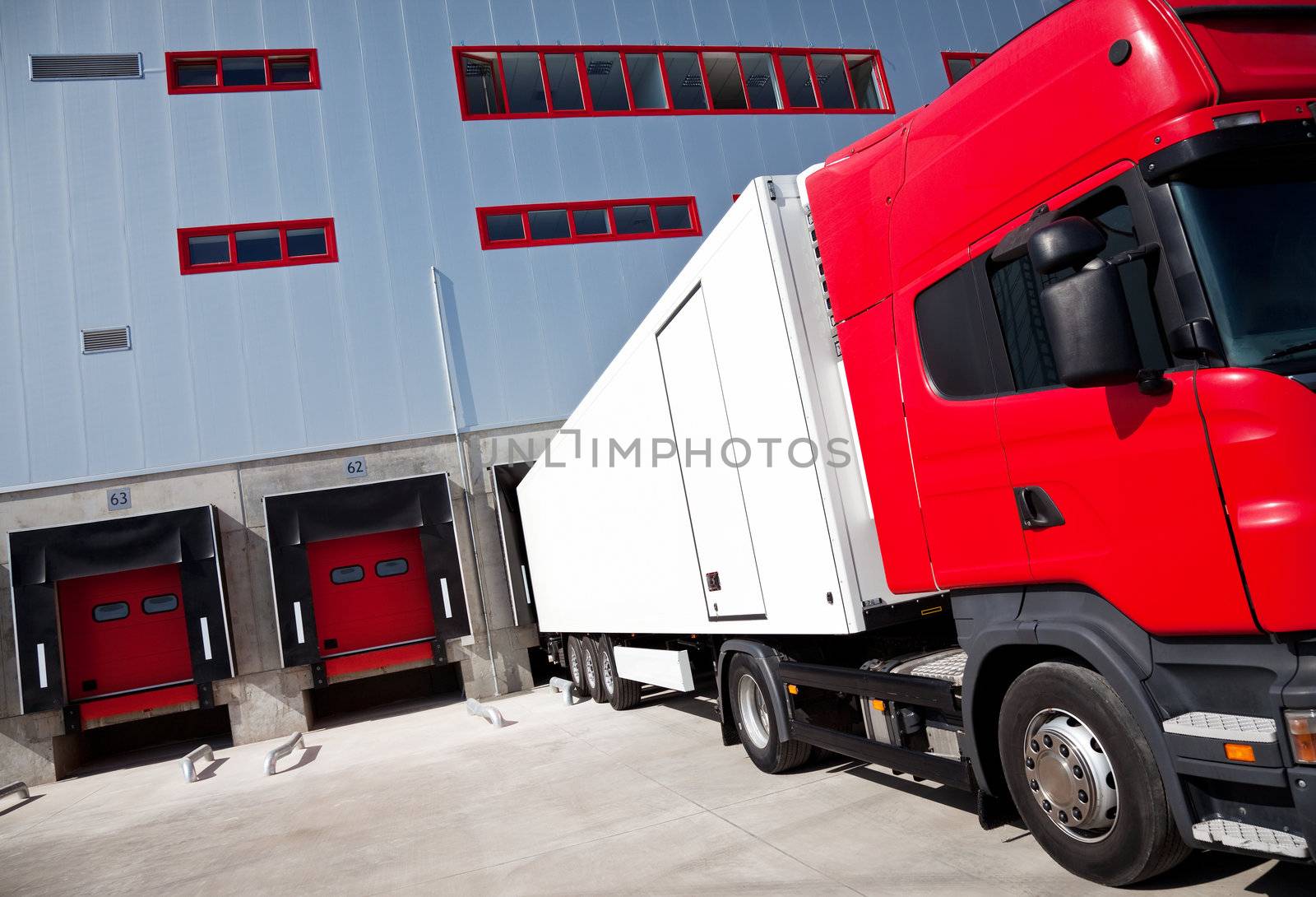 truck logistics building by vilevi
