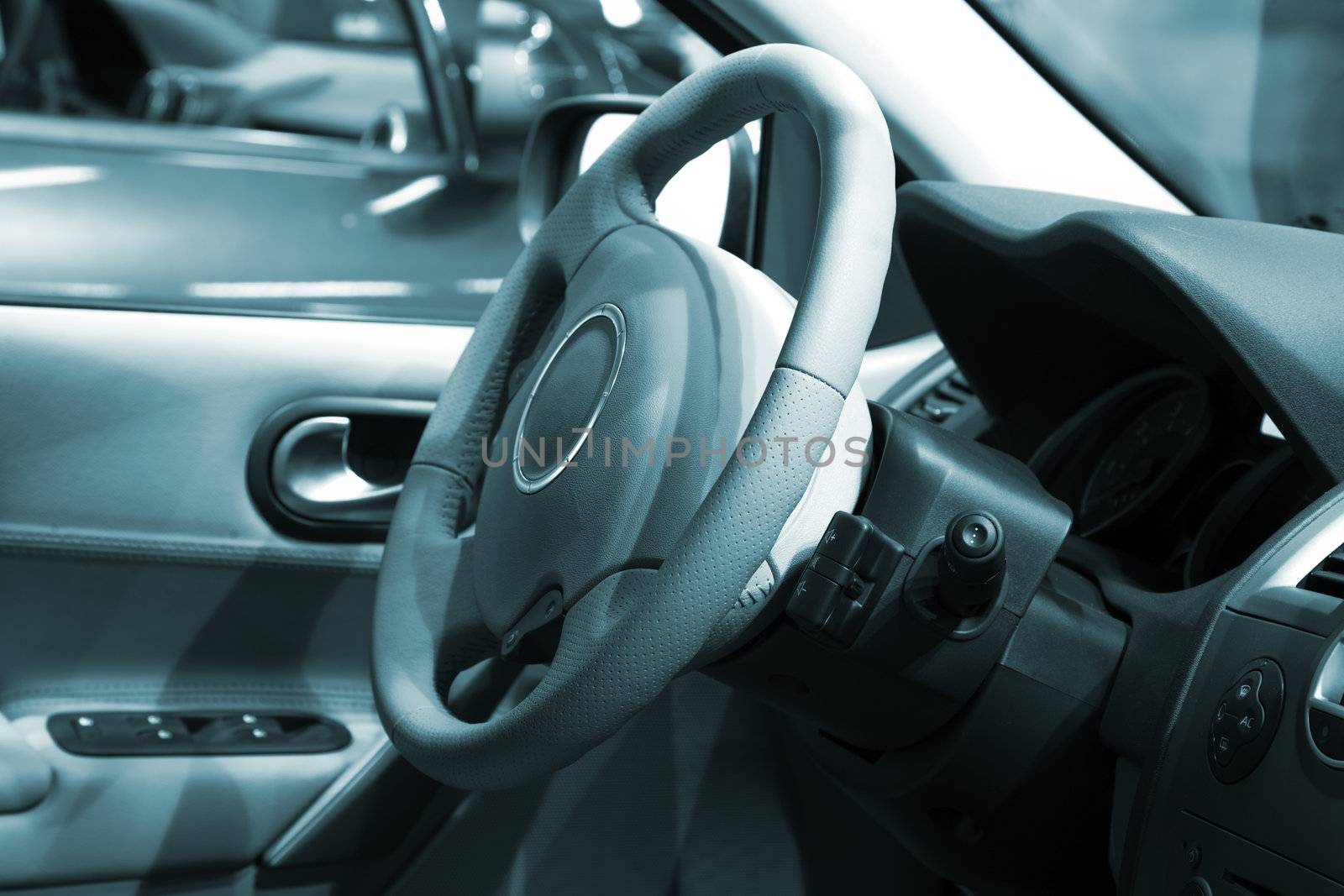 special toned , focus point on wheel (selective)