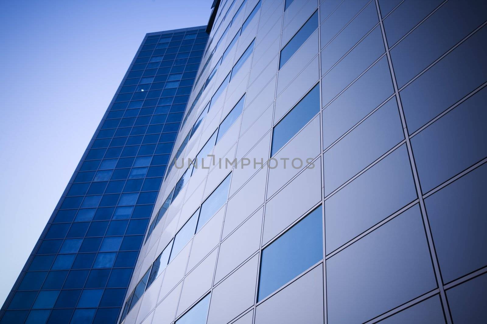 modern building,special toned and vignetting,focus point on nearest part