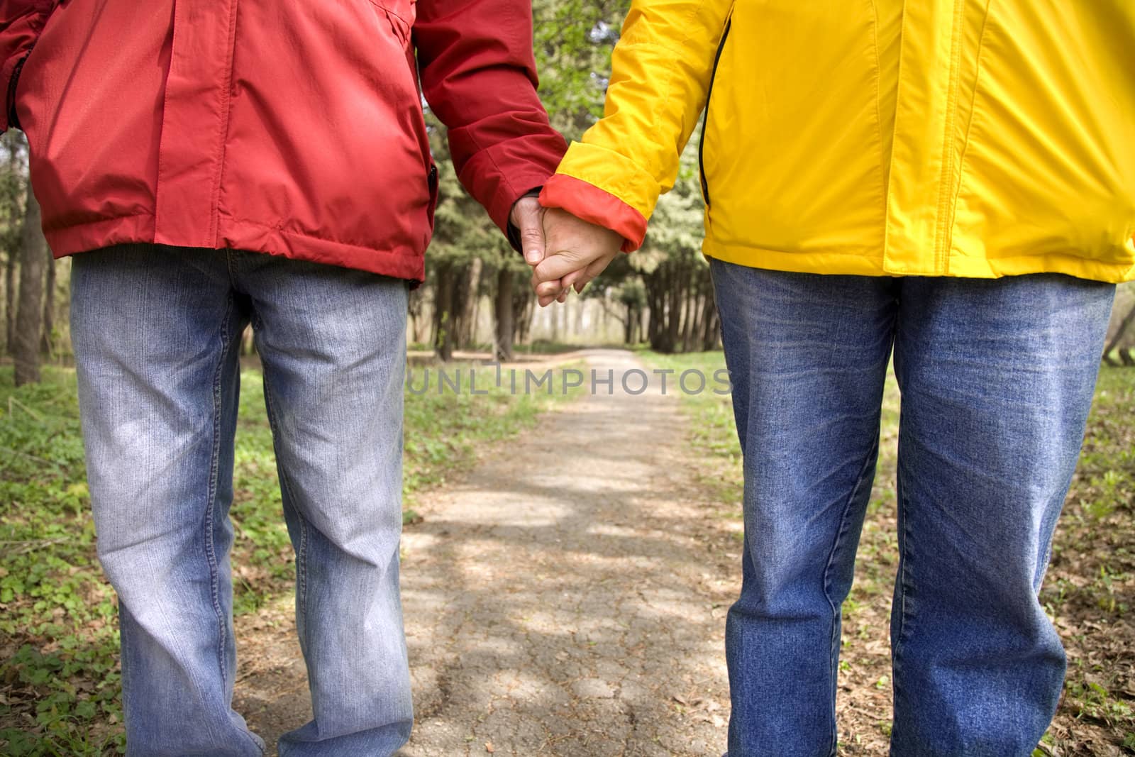 special toned, focus point on hands