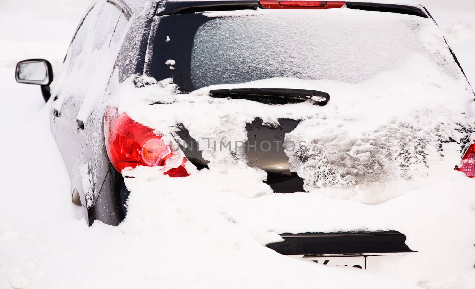 urban winter concept (focus point on center)