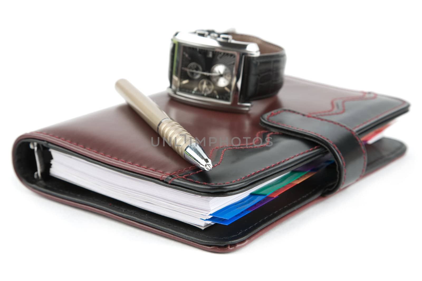 isolated on white background, focus point on nearest part 
