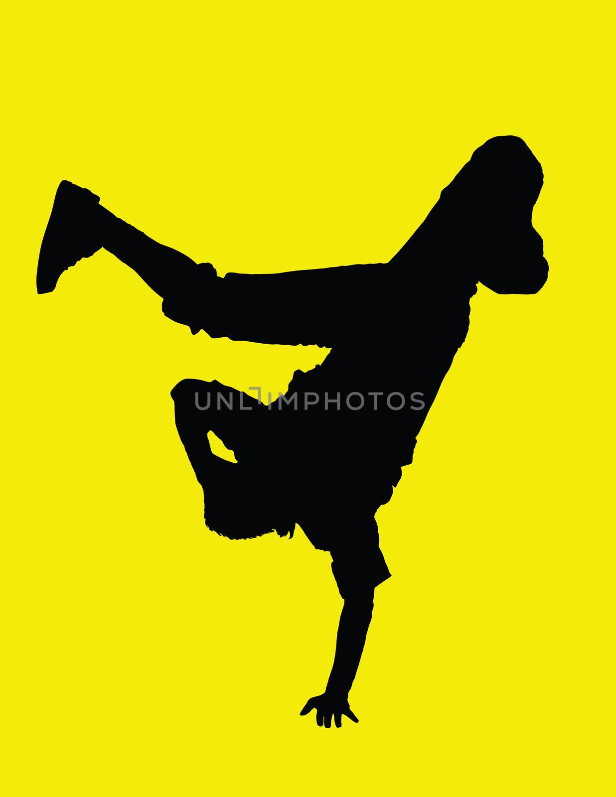 upside-down dancer by Kuzma