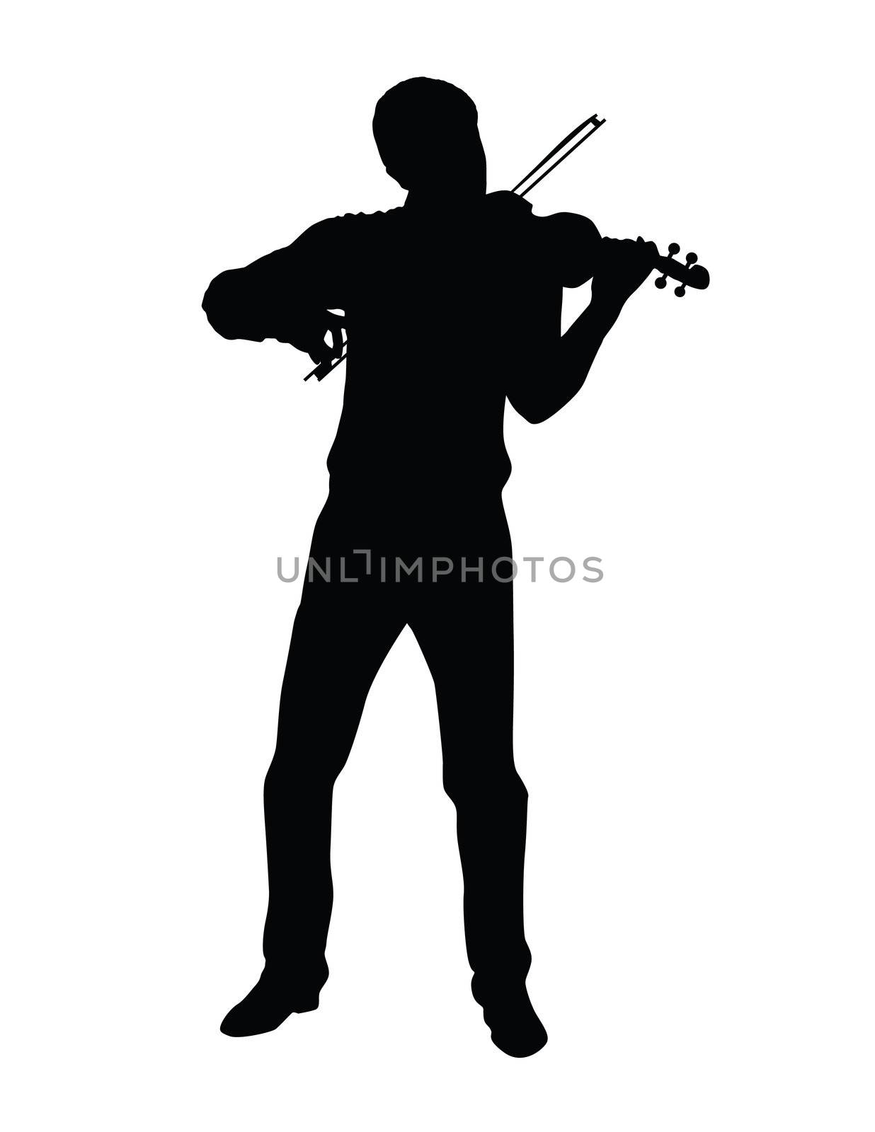 play the violin by Kuzma