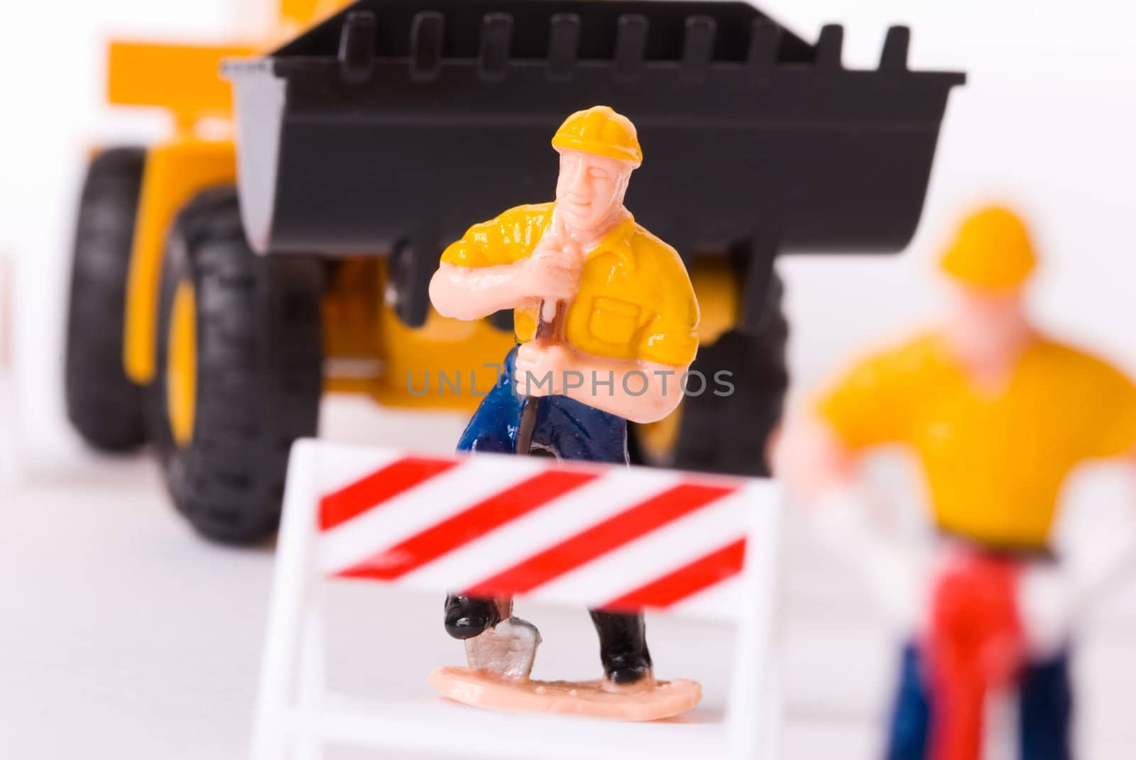 industrial concept, focus point on center of photo