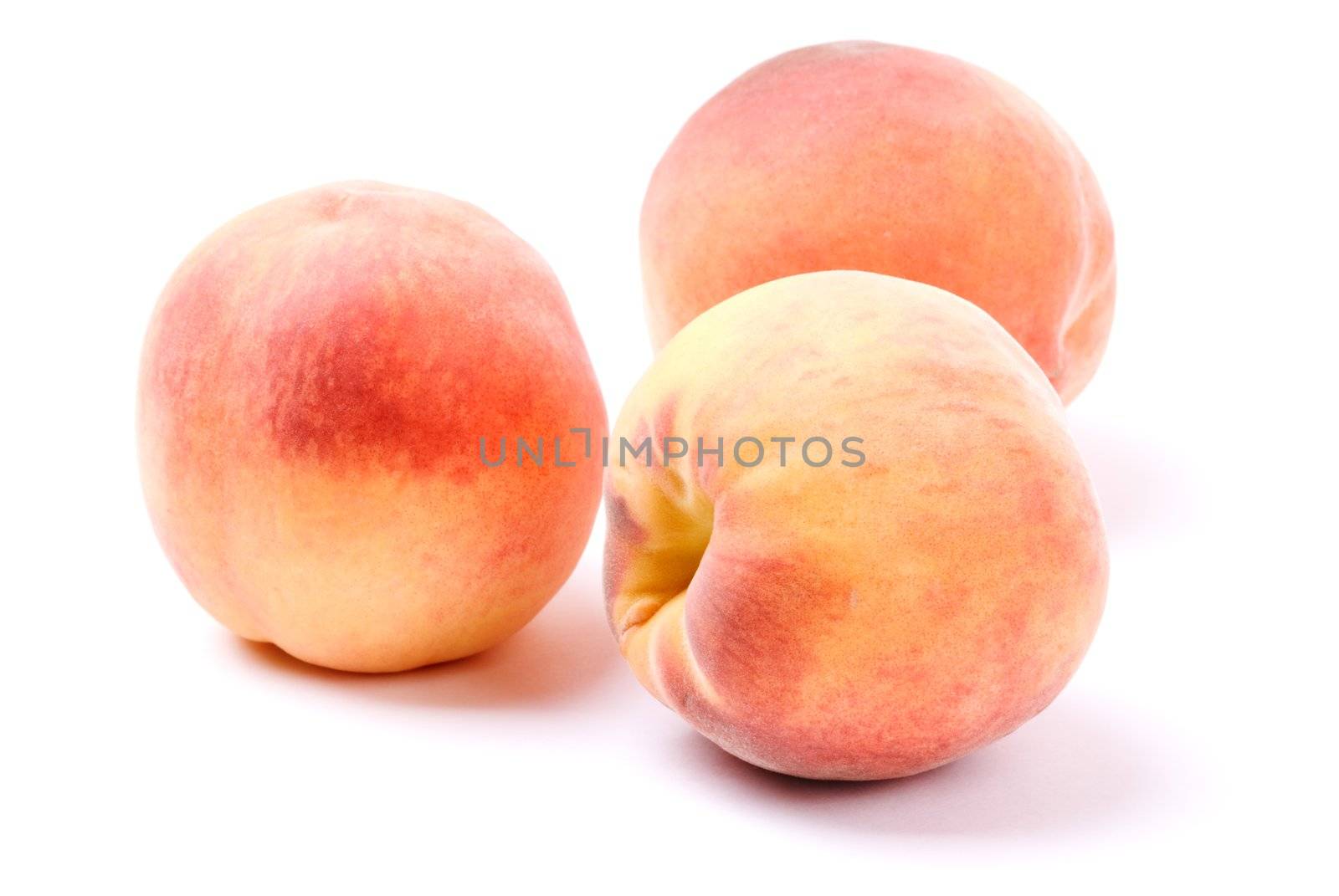 isolated on white background, focus point on center