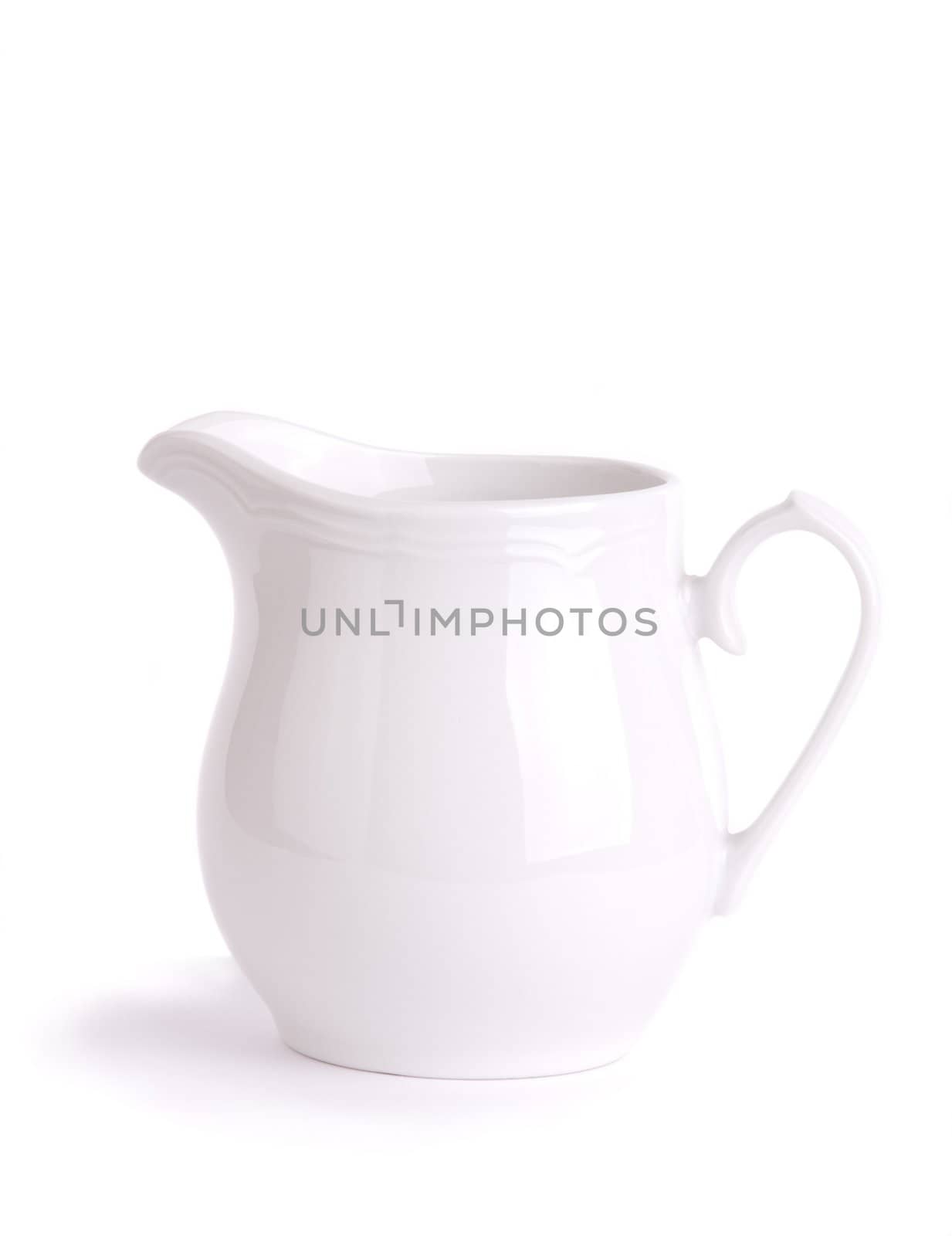 milk jug isolated on white background