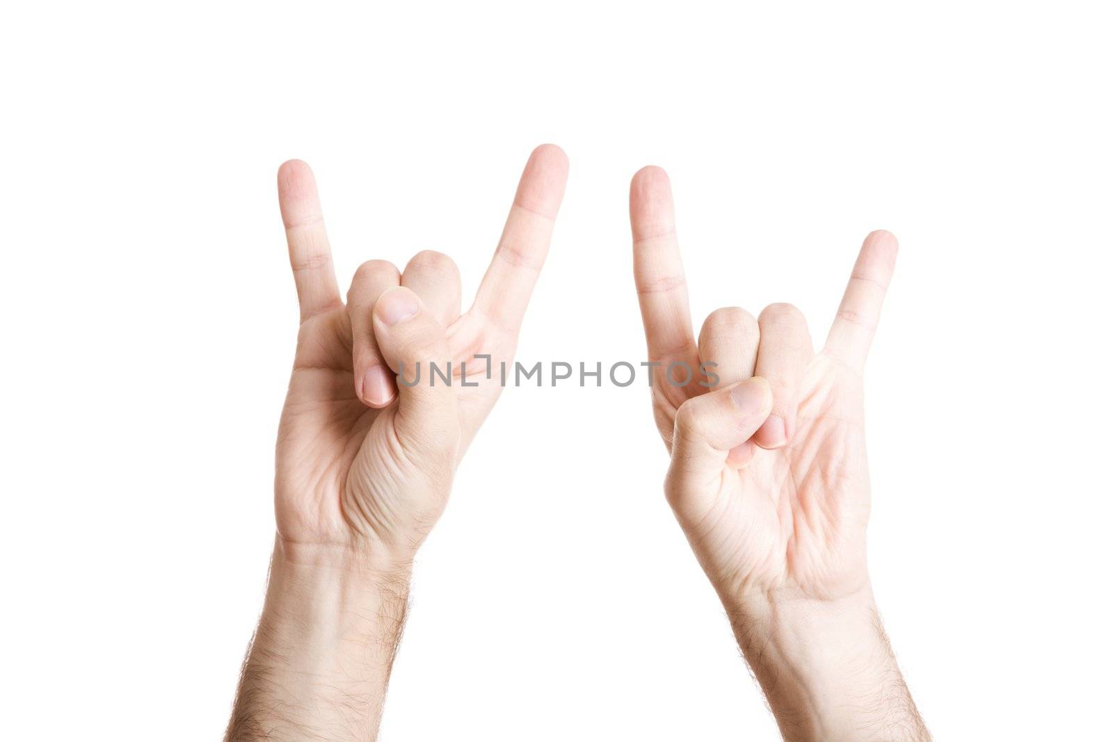 isolated on white background, selective focus on center of photo