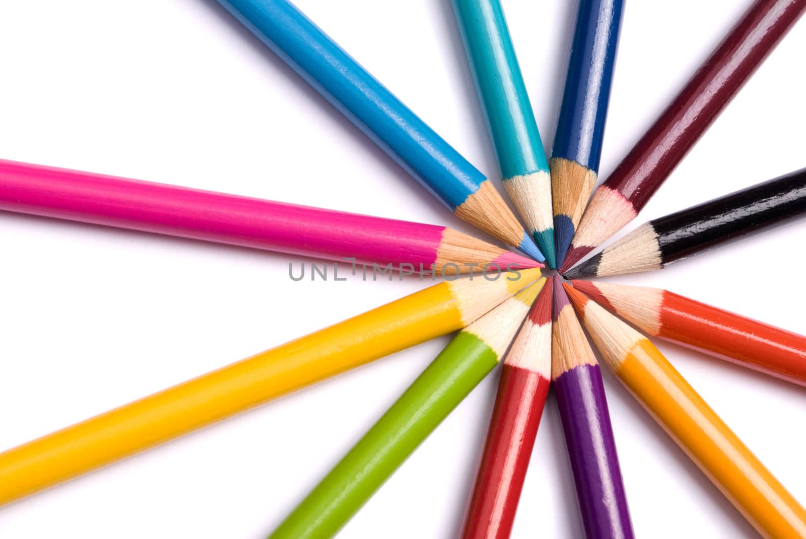 art concept isolated on white background, focus point selective