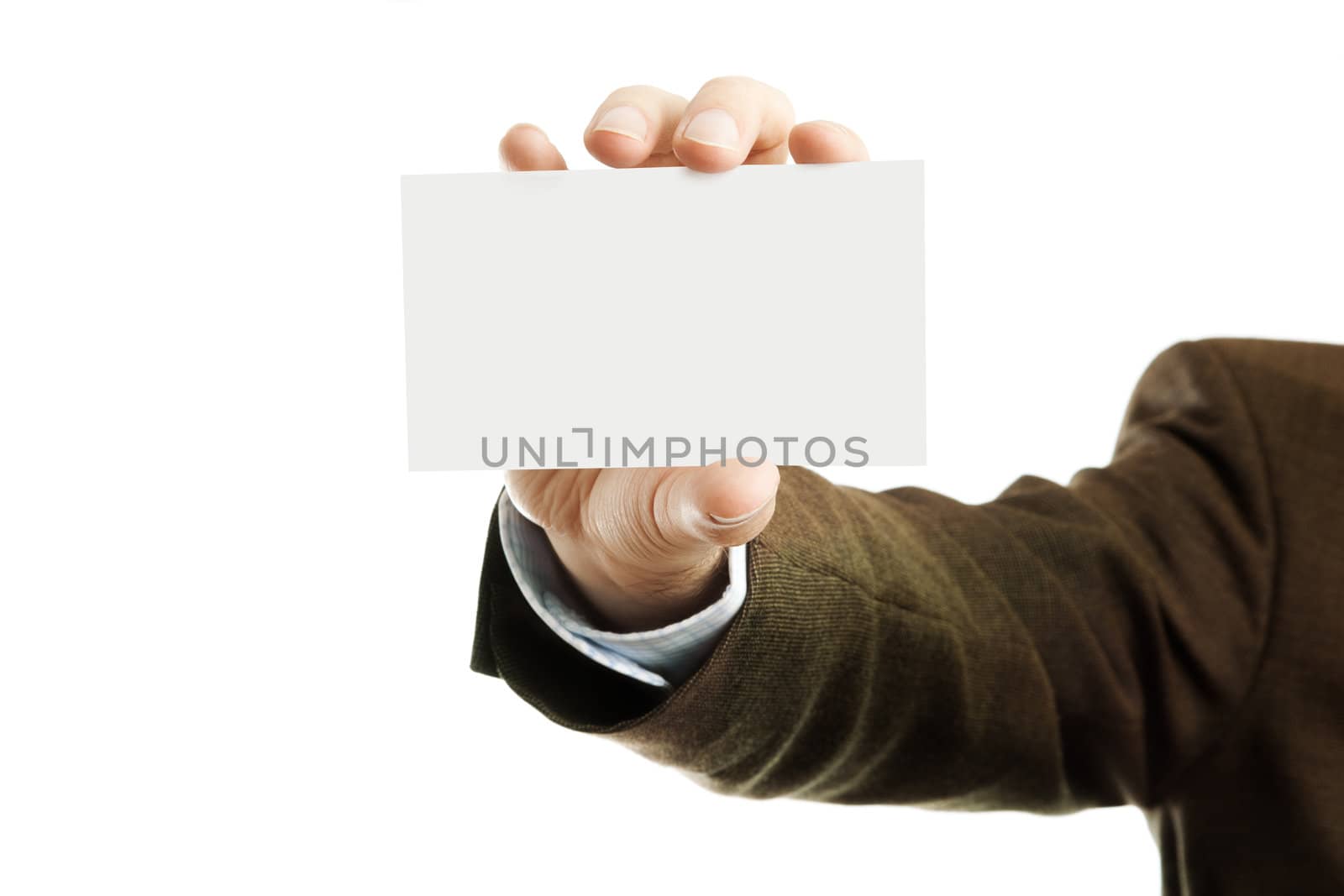 place your text or design on empty space ,isolated on white background focus point on fingers (selective)