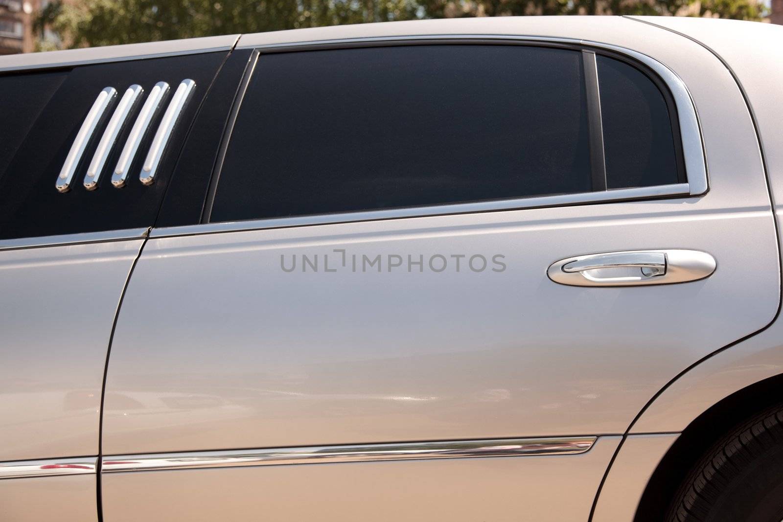 car door handle, luxury concept, selective focus ( right part of photo)