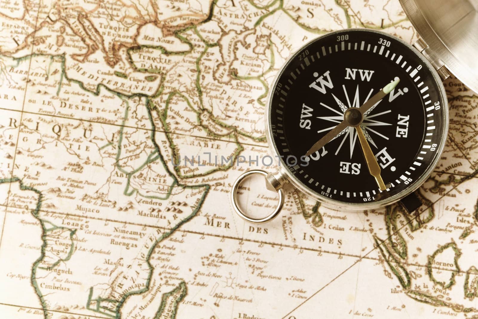 compass on a map by Kuzma