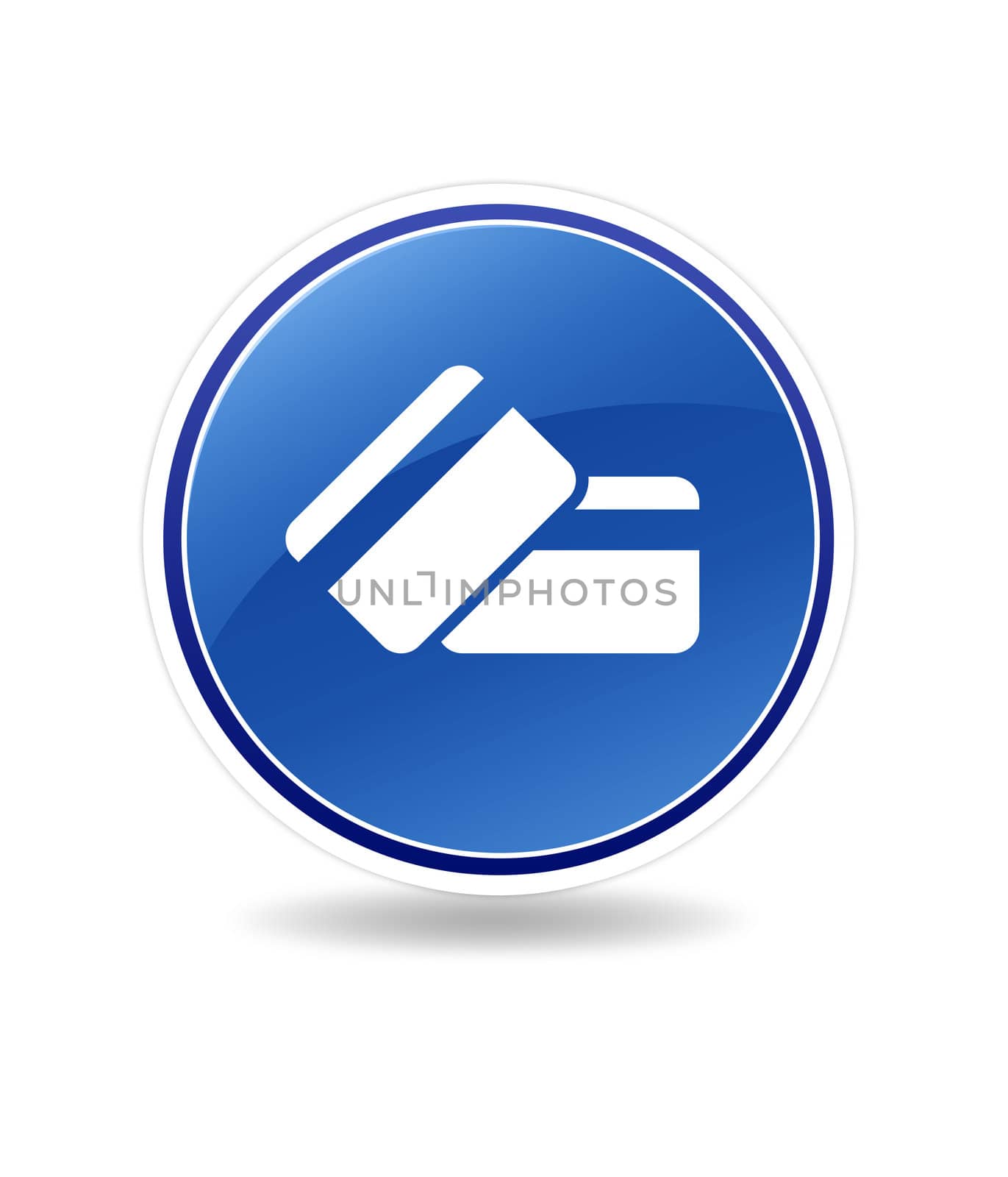 High resolution graphic of a credit icon with credit card clipart.