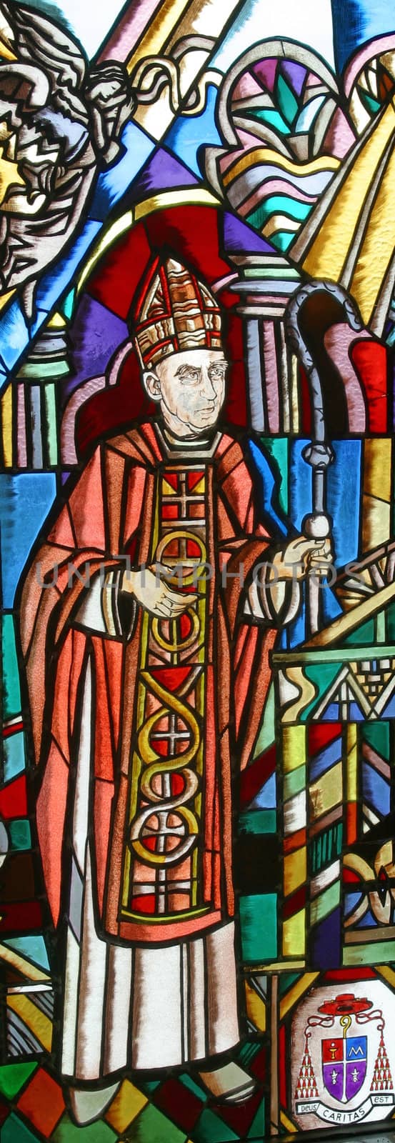 Cardinal Franjo Kuharic, stained glass