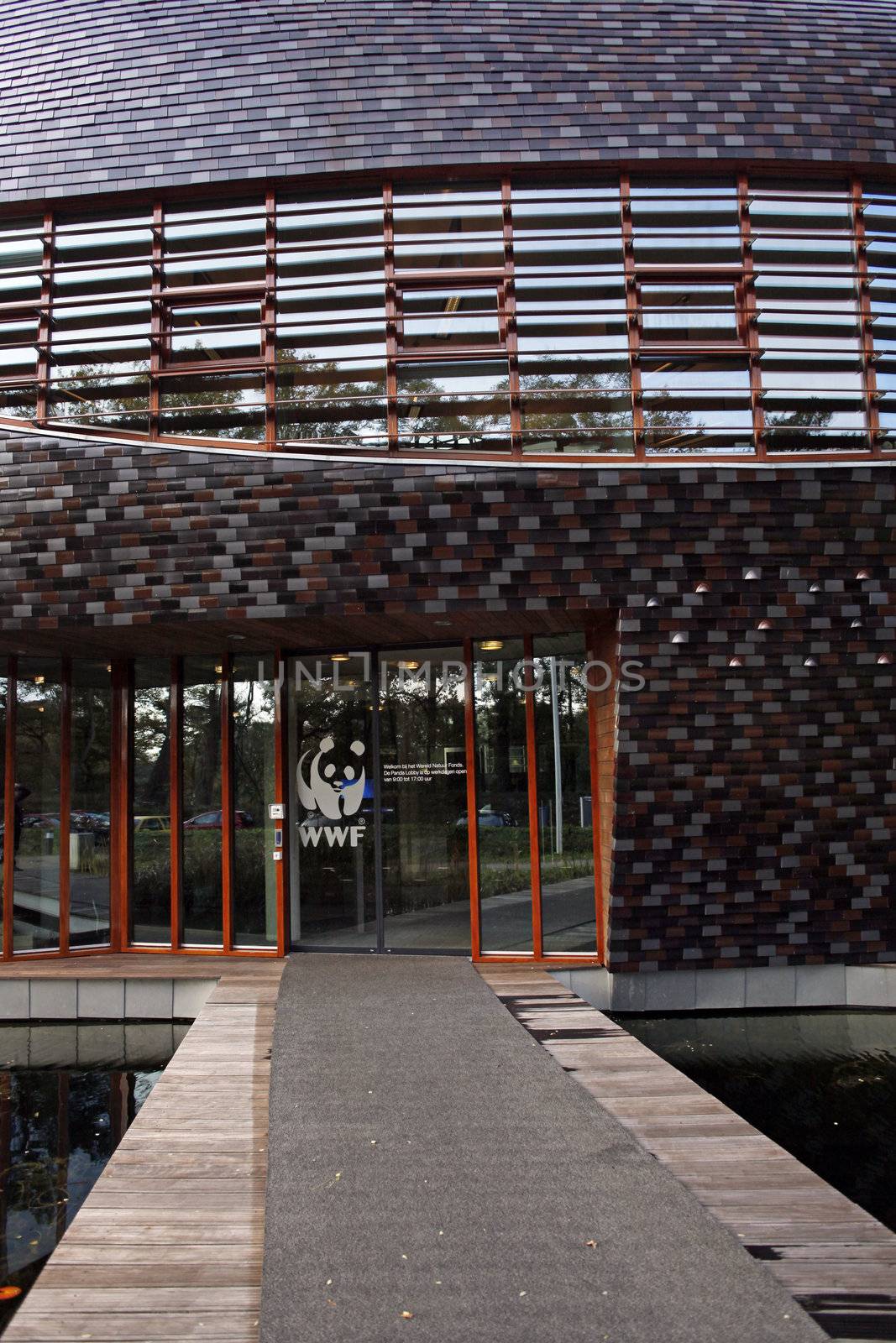 entrance to WWF office in Zeist in The Netherlands
