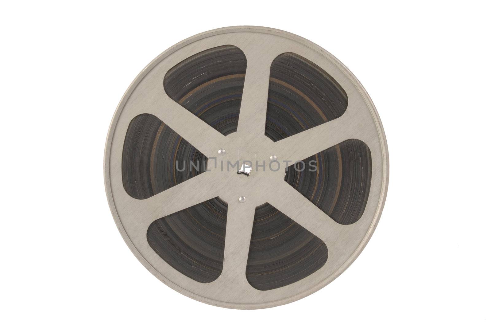 Film reel isolated. by cienpies