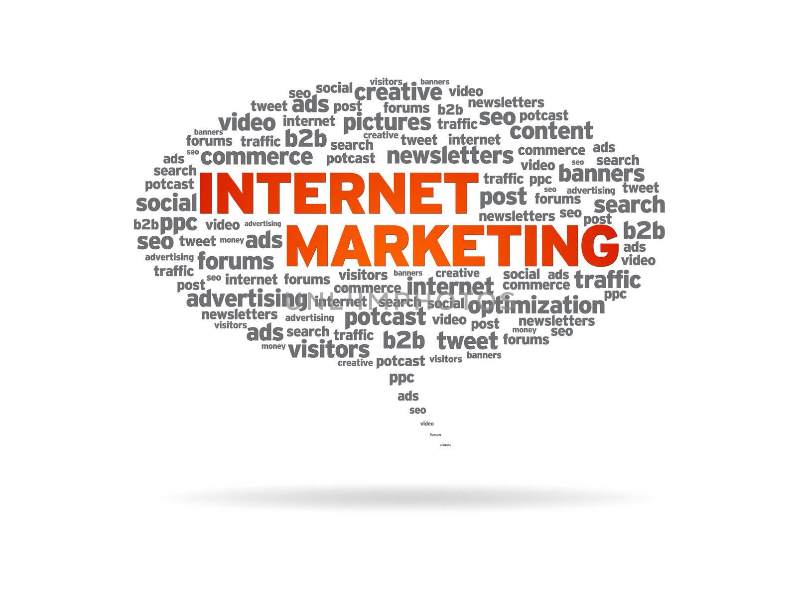 Speech Bubble - Internet Marketing by kbuntu