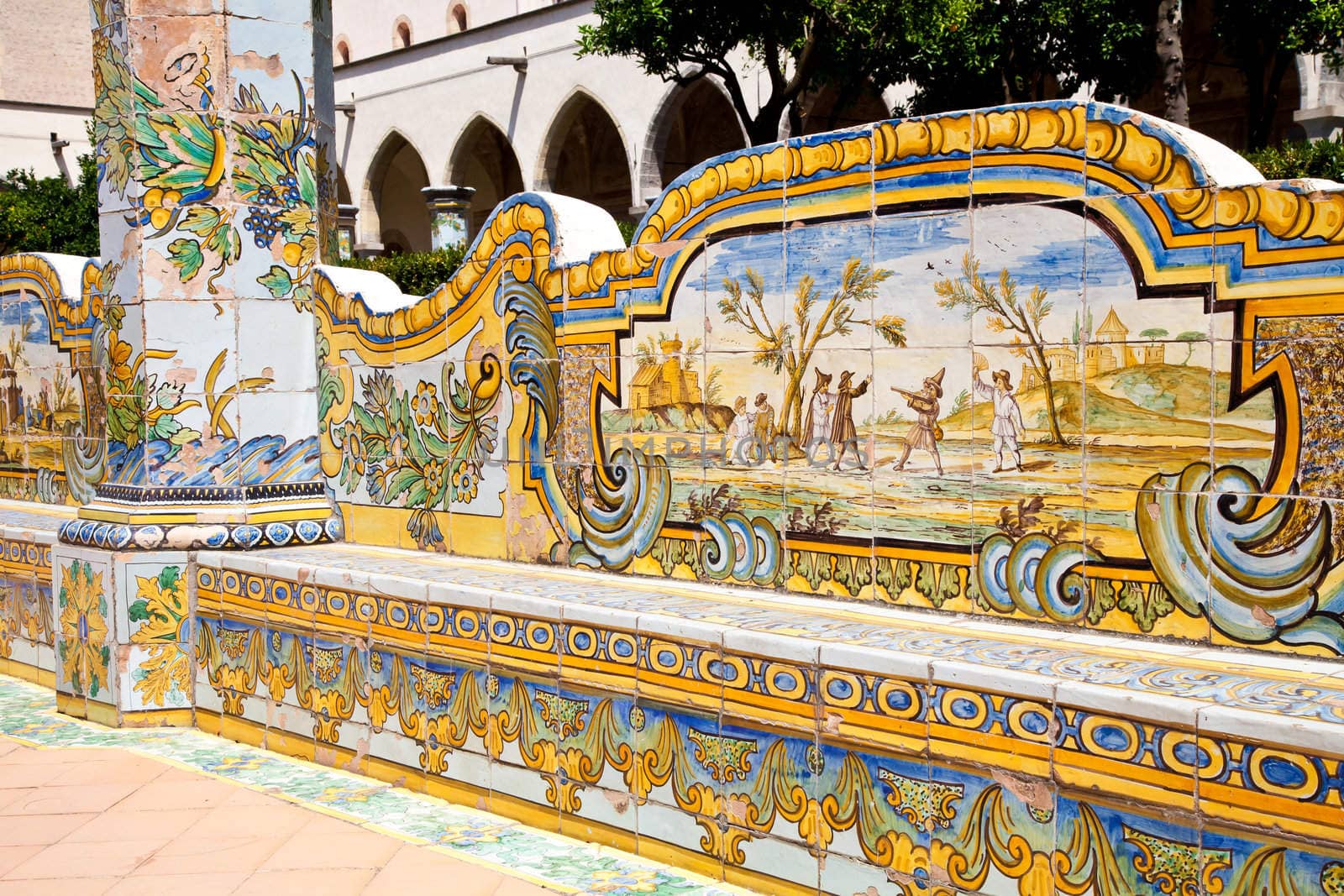 Santa Chiara is a religious complex in Naples, southern Italy, that includes the Church of Santa Chiara and a monastery