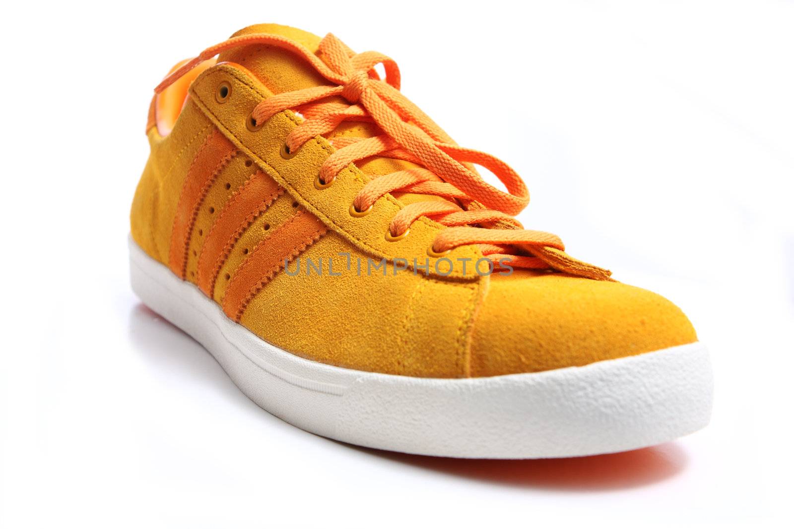 Orange shoe