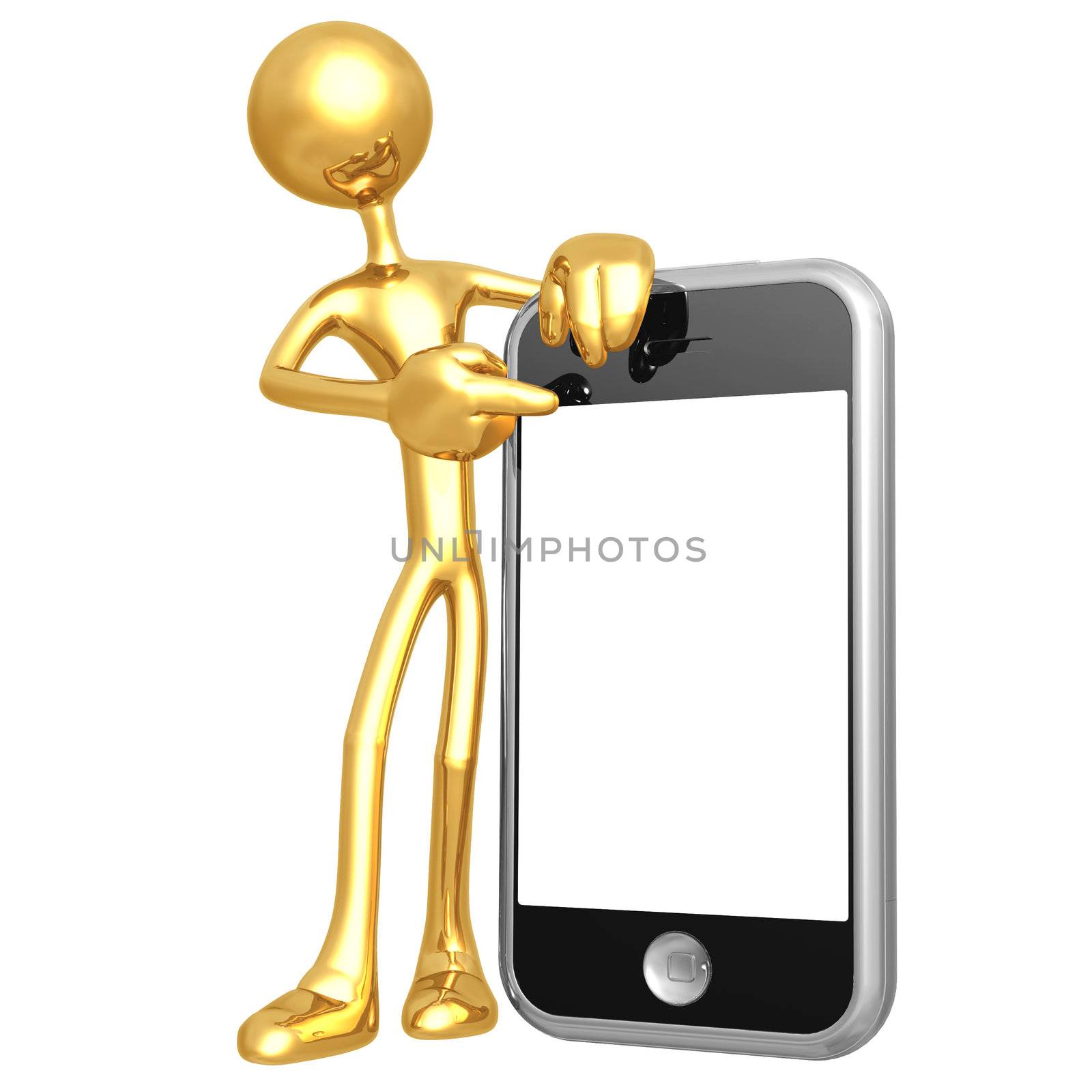 Touch Screen Cellphone Presenter by LuMaxArt