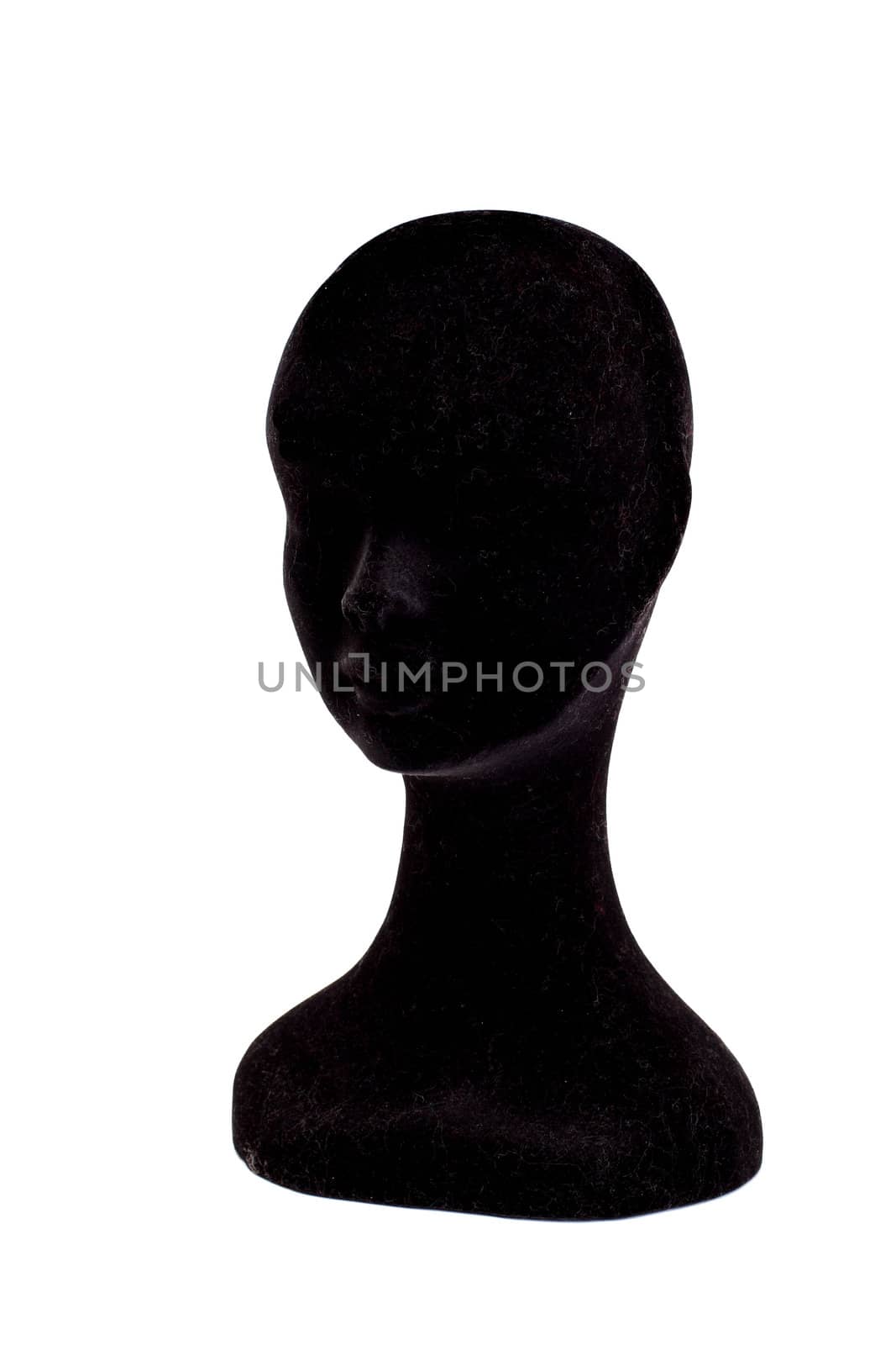 Head a dummy isolated on white
