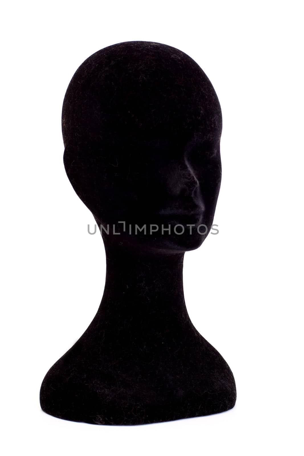Head a dummy isolated on white