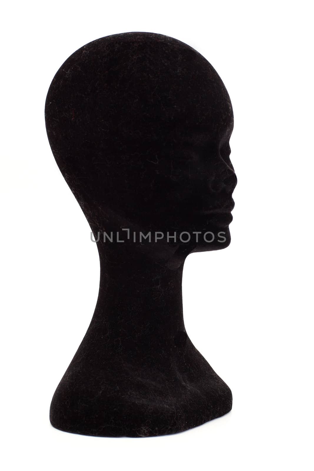 Head a dummy isolated on white