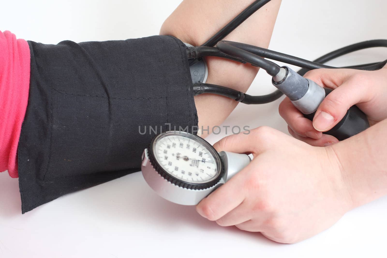 The control of work of heart - measurement of a blood pressure