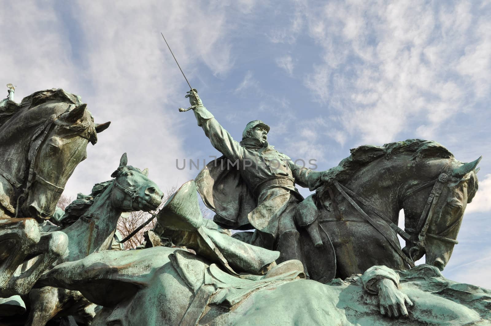 Civil War Soldier Statue in Washington DC