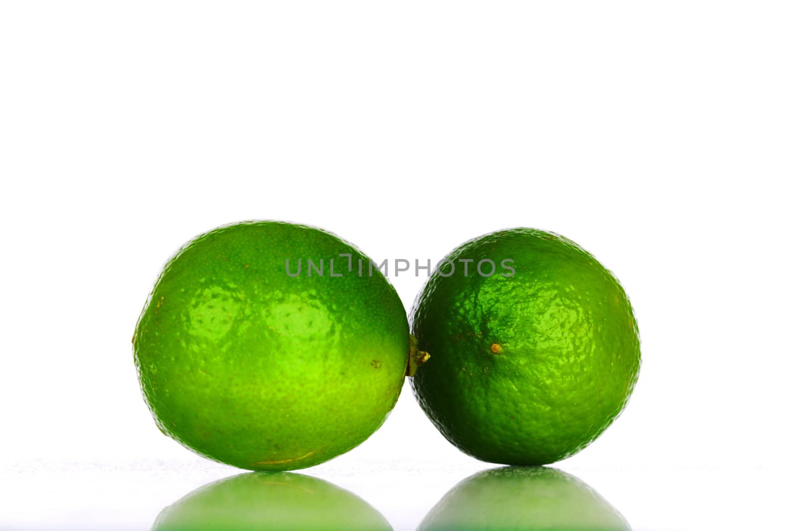 lime isolated close up
