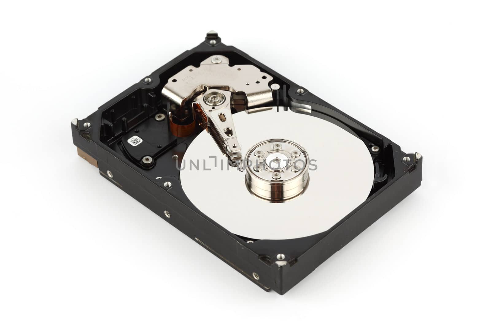 hdd isolated on white background