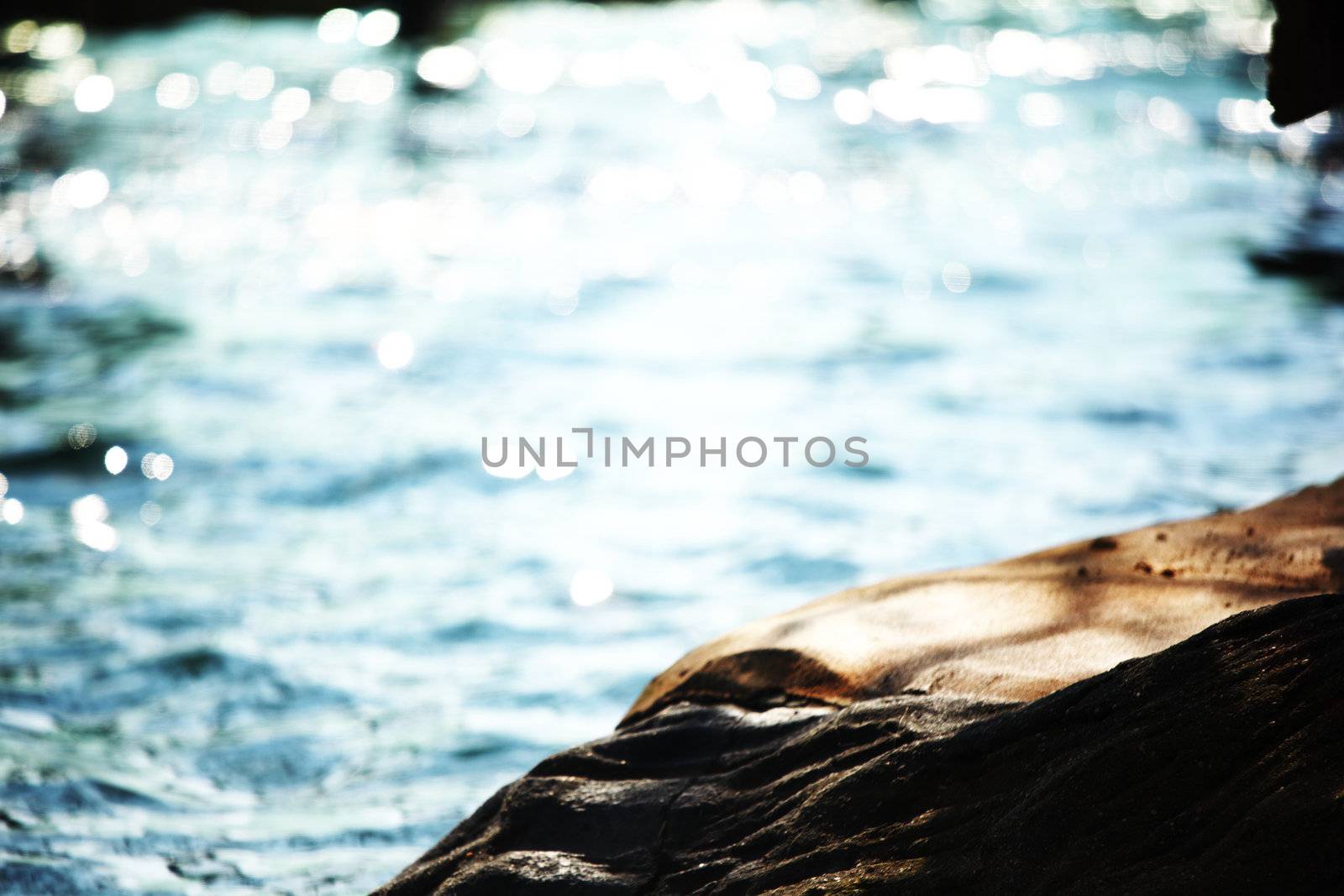 river in motion nature background