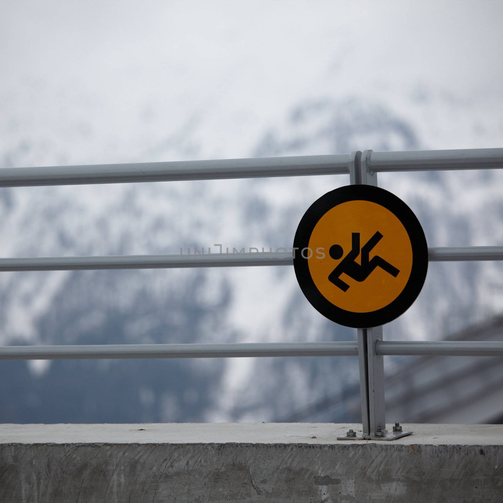 sign in mountains by Yellowj