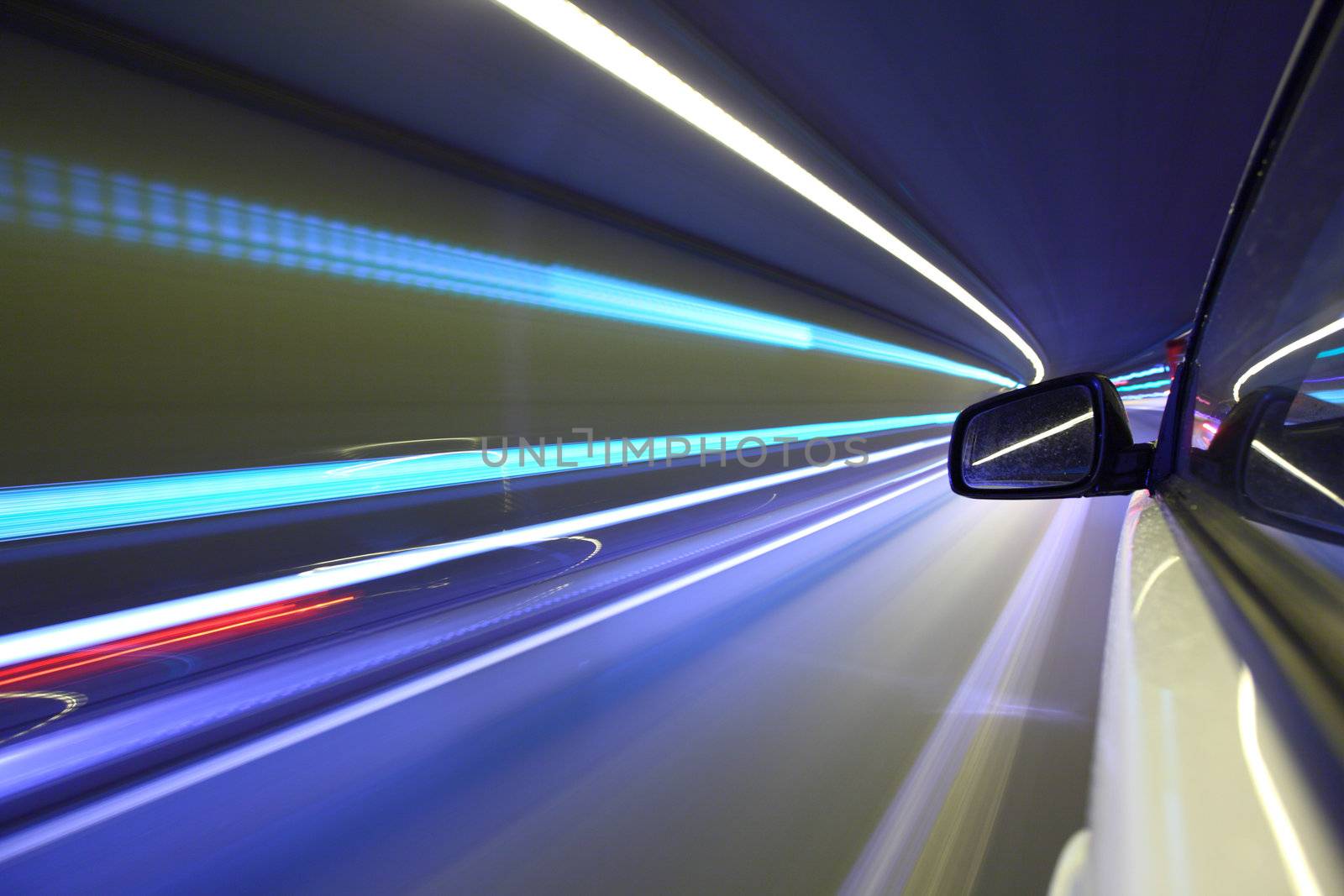 night drive on car