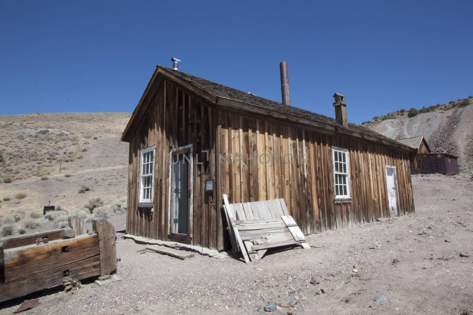 Old abandoned mining town