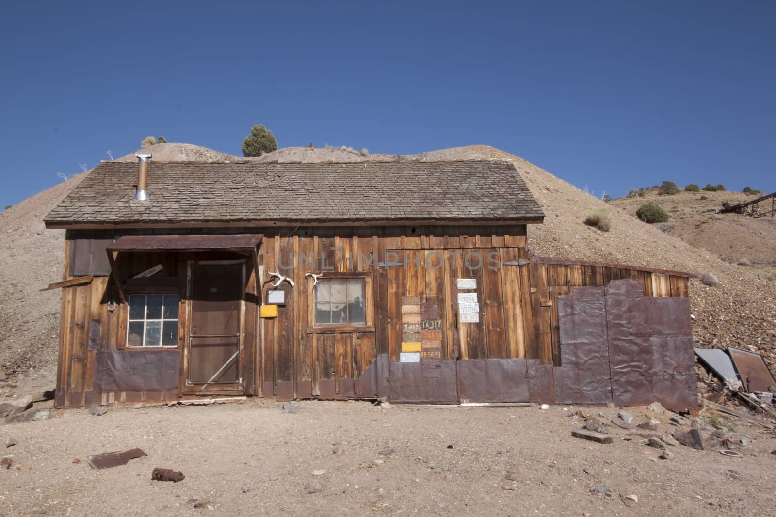 Old abandoned mining town