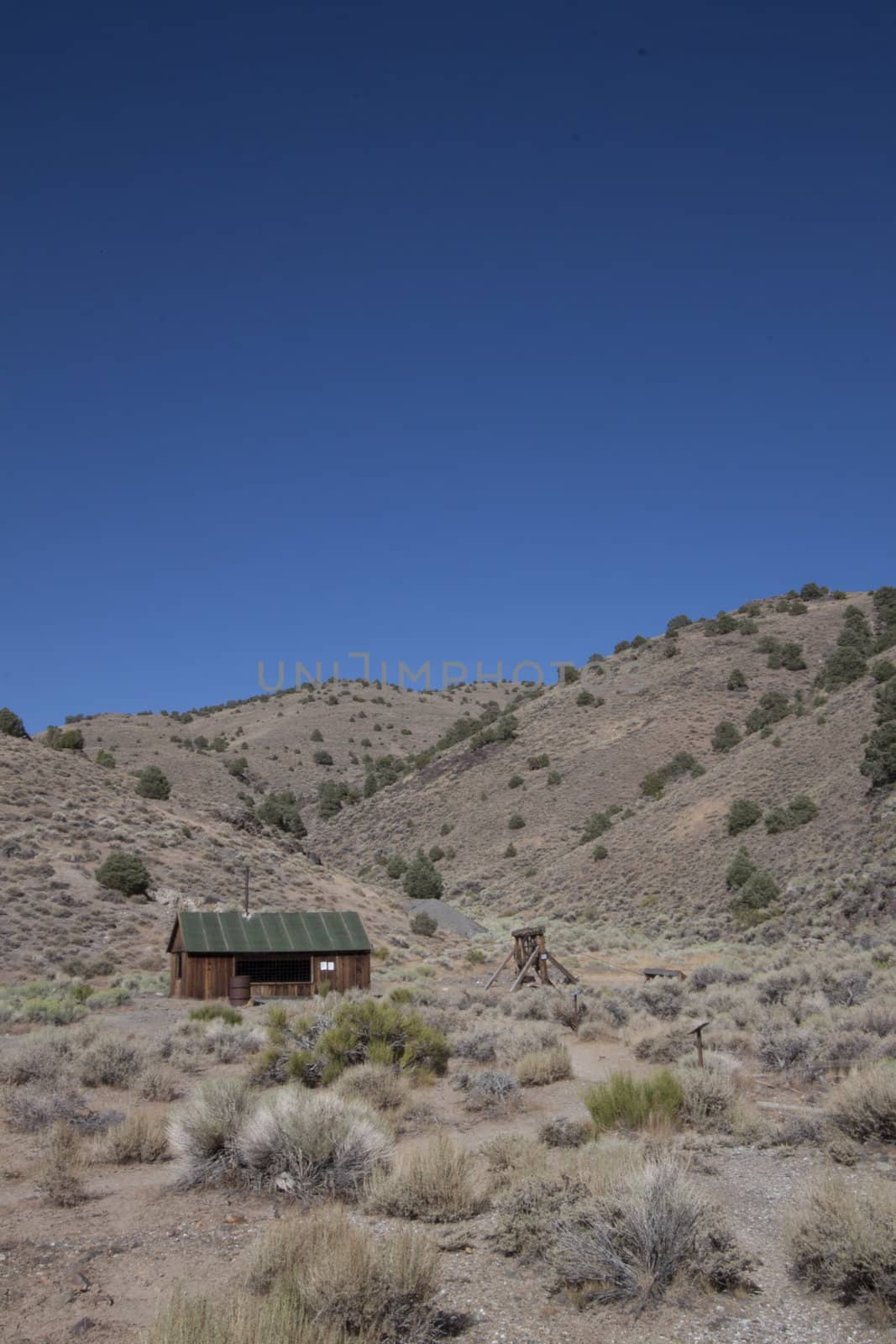 Old abandoned mining town