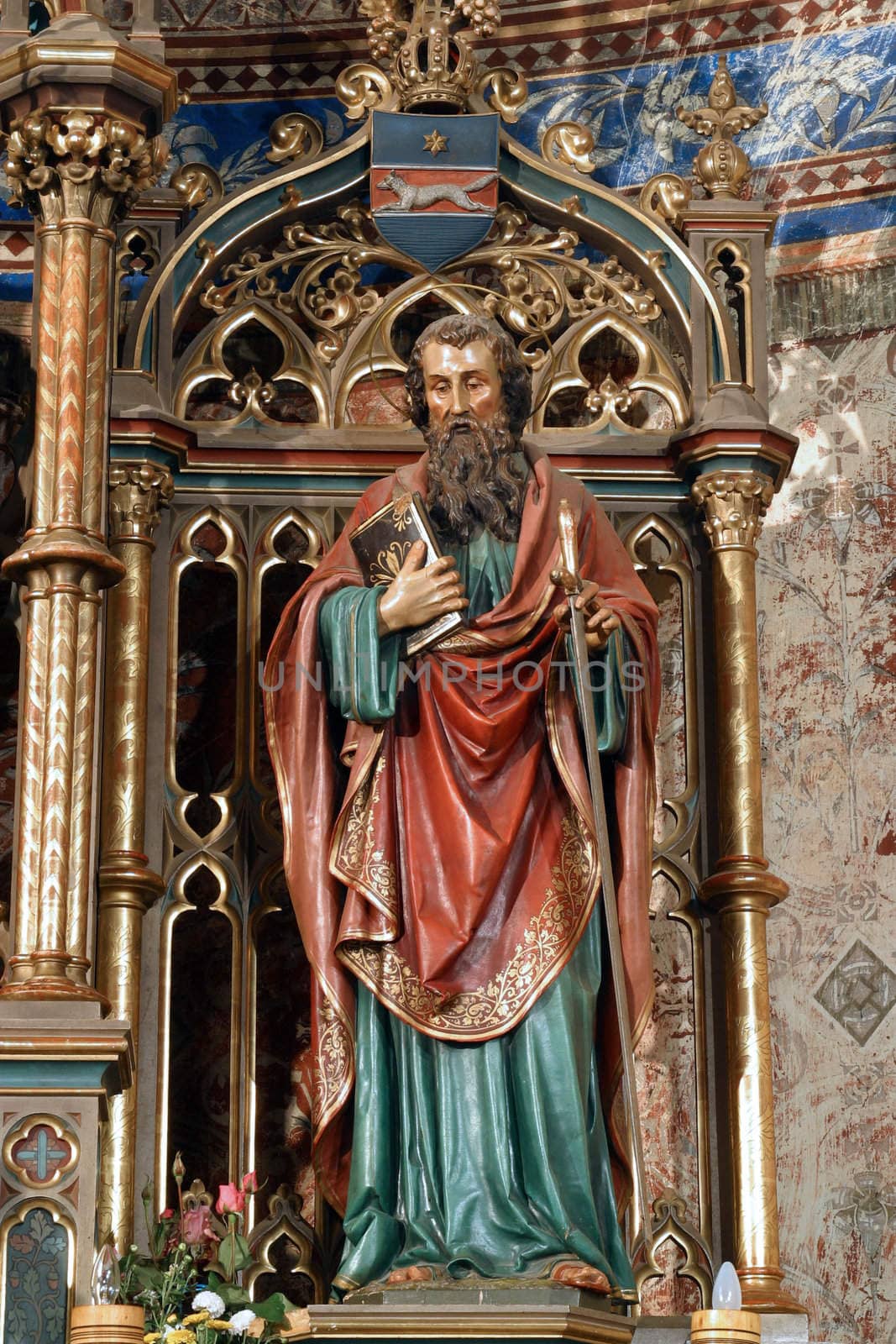 Statue of apostle St Paul
