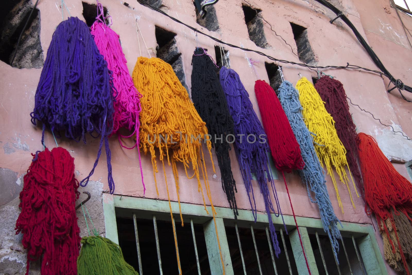 Dyed Cotton, Marrakech, Morocco