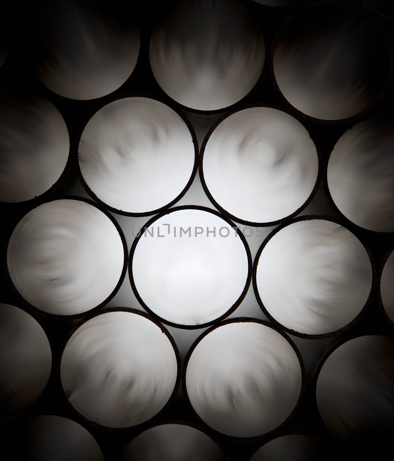 Industrial pipes as a pattern