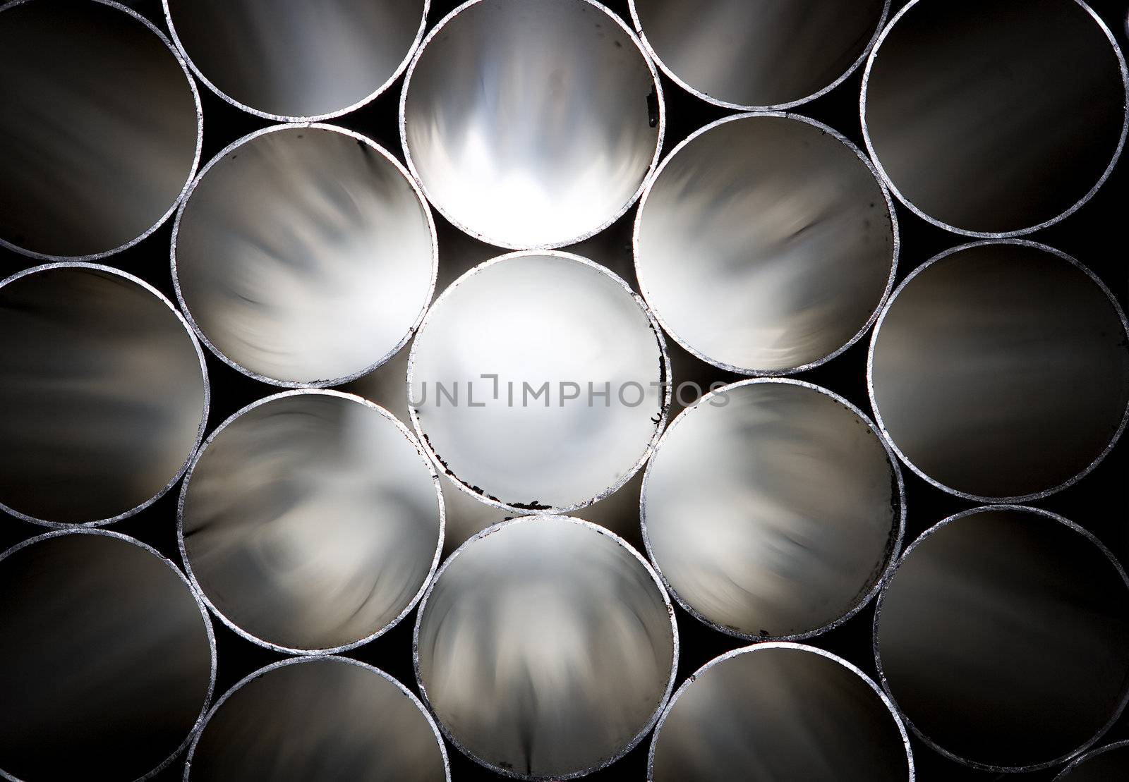 Industrial pipes as a pattern