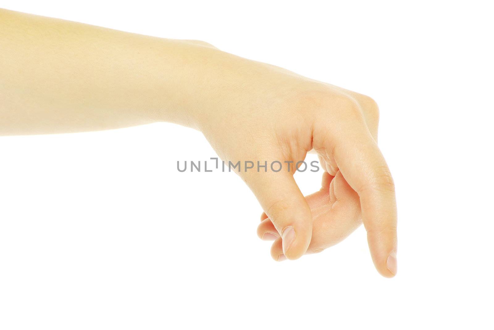  hand isolated on a white